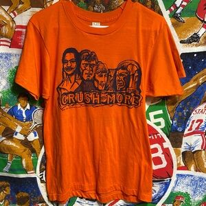 Vintage 80's Screen Stars Denver Broncos Defense Crushmore Teeshirt